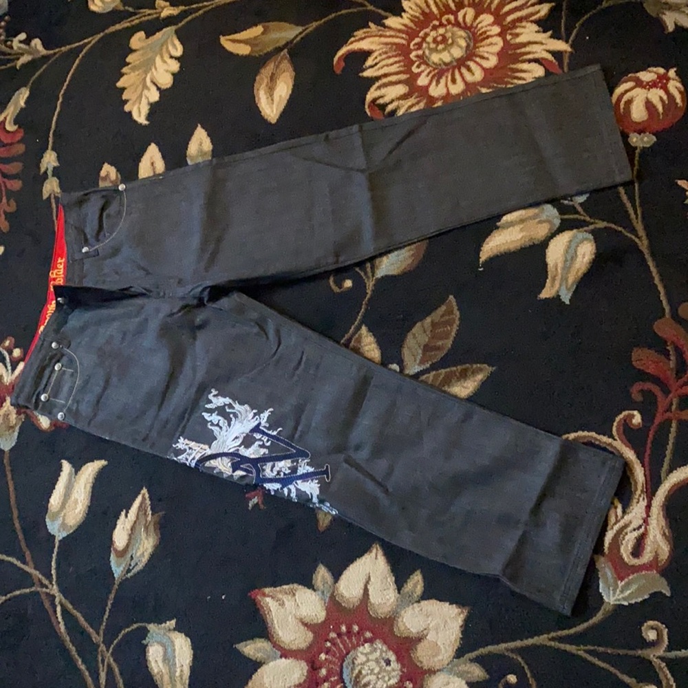 Men’s crown holder designer jeans